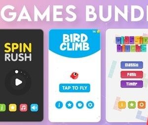 Combo 5 GAMES | Admob + GDPR + Unity